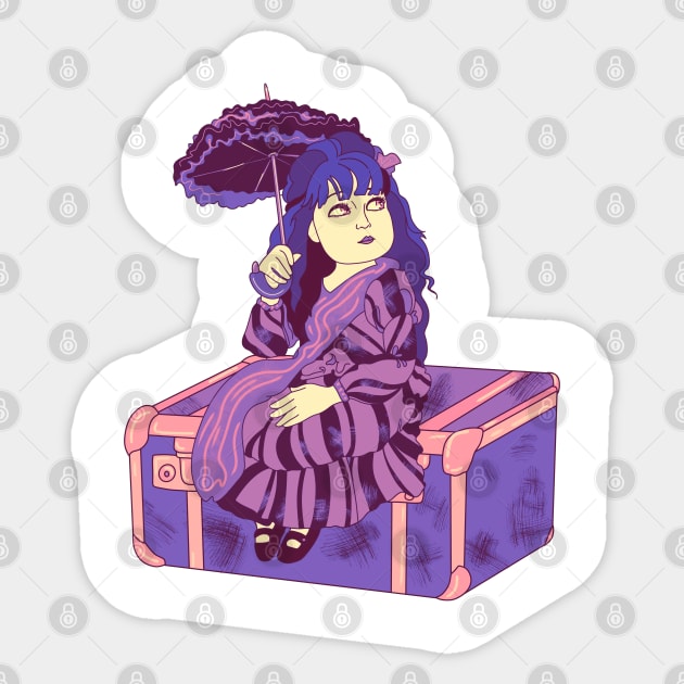 Doll Nadja Sticker by Eyeballkid-